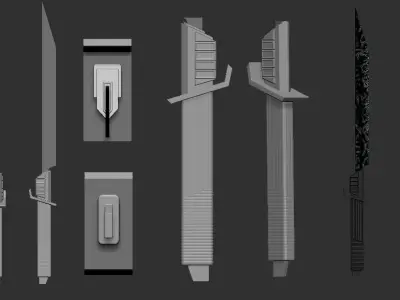 The Mandalorian - Darksaber  3D model