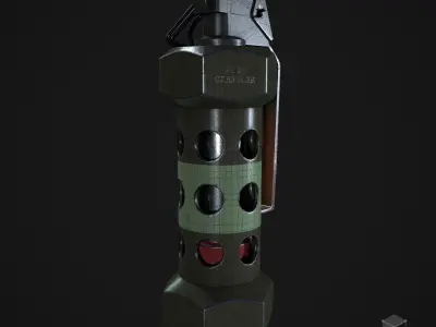 Stun Grenade 3D model purchase