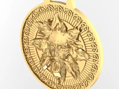 Amulet Dazhdbog 3D model