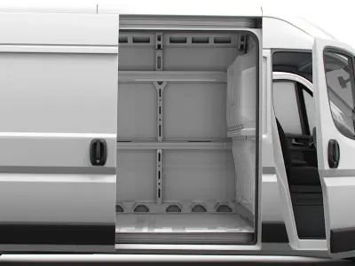 RAM Promaster Van L3H2 HQ Interior 2023 3D model