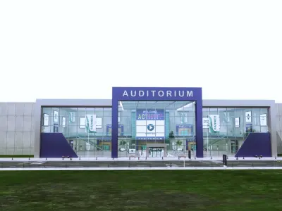 Realistic Virtual Auditorium Centre 8 3D model