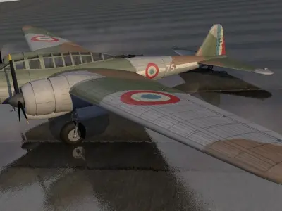 Amiot 354 3D model