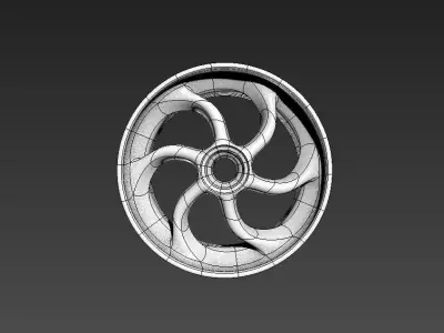  vehicle rim Free low-poly 3D model