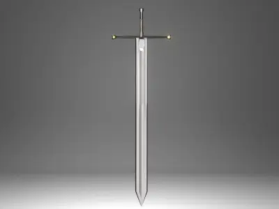 Medieval Sword Free 3D model purchase