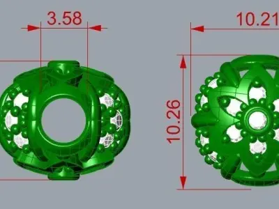 Pasante charm Joyeria 3D model