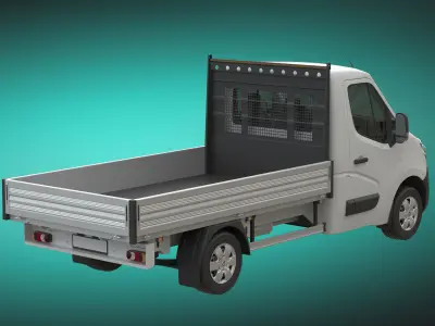 Renault Master 2015 Flatbed FWD L2H1 3D model