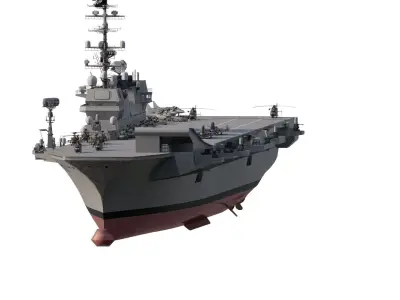 HELICOPTER ASSAULT CARRIER 3D model