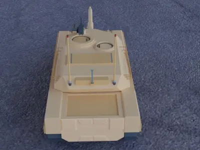M1 Tank - Asset Free low-poly 3D model