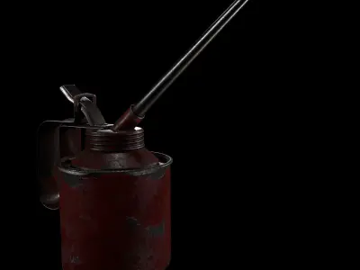 Oilcan oil can Free 3D model