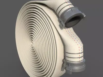 Fire hose 3D model