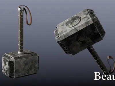 Mjolnir - Thors Hammer 3D model