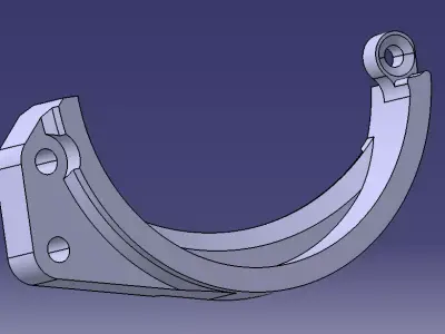 Volvo XC70 Timing belt cover 3D model