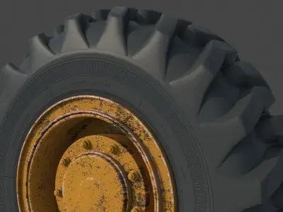 Big wheel  1 3D model