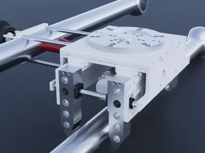 Heavy duty robot gripper 3D model