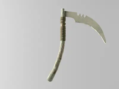 Scythe Low-poly 3D model purchase