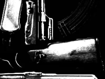 AK-47 low-poly ak - rifle Free low-poly 3D model