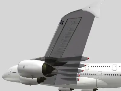 Airbus A-380 Generic livery 3D model