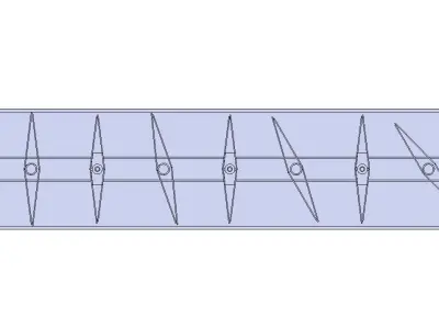 Valvula homogenea para ducto de aire  3D model