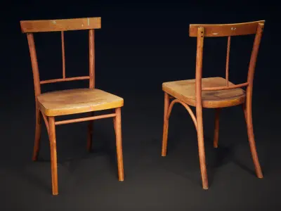 Chair Low-poly 3D model