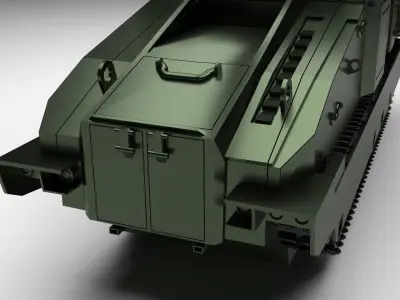 Tank Military Vehicle 3D model