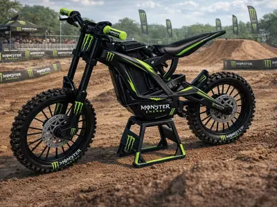 Mini Electric Dirt Bike 3D print model