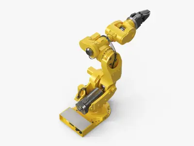  Industrial Robot with Gripper 
