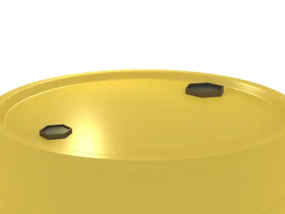 Yellow Barrel 3D model