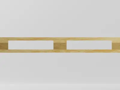 Agglomerate European Pallet Low-poly 3D model