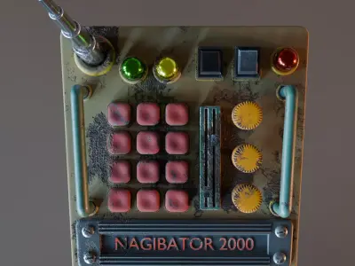 Control Panel 3D model purchase