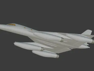 B-58 Hustler 3D print model