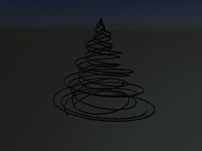 spiral abstract 3D model