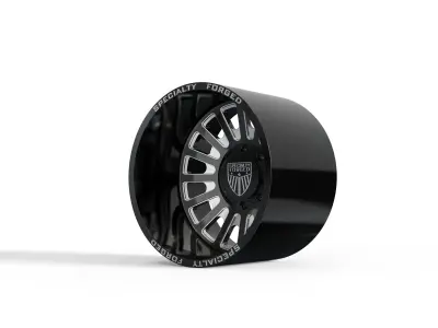 REAR SPECIALITY FORGED D019 WHEEL 3D MODEL 3D model