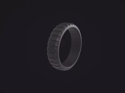 Stylized Tire 3D model