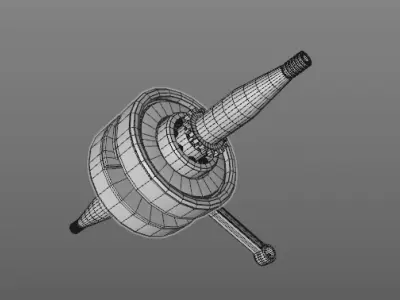 Car Crankshaft part 3D model