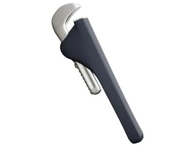 Wrench  cartoon icon 3D model