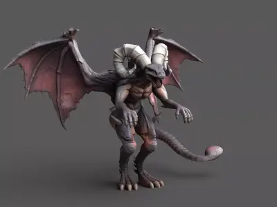 Chimera v01 3D model