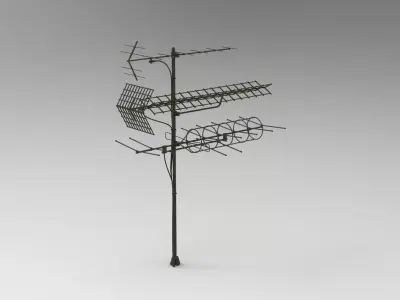 antenna 3D model 8
