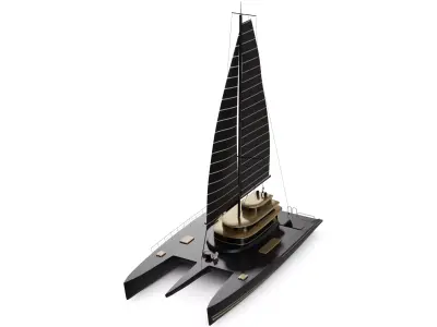 Trimaran 3D model