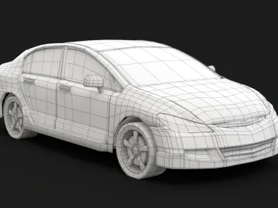 Abandoned Vehicles Collection 3D model