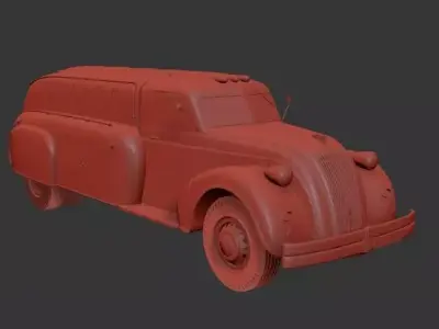 Dodge Airflow RX-70 Tank Truck 1938 3D print model