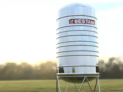 Water Tank 3D model 3