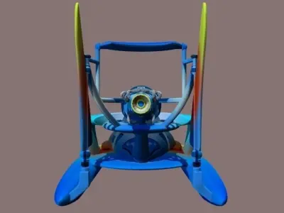 Thrust hovercraft Free 3D model