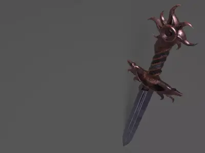 SWORD Gothic Voodoo  Low-poly 3D model