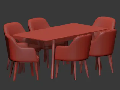 Dining Set 59 3D model