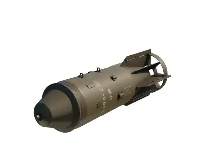 PLAN China air force type 3000-2 3000kg class bomb FAB-3000 3D model