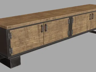 5 Industry Consoles 3D model