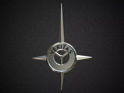 veritas logo 3D model