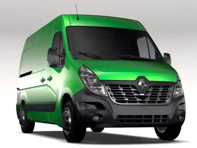 Renault Master L2H2 Van 2017 3D model