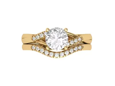 Wedding Ring  3D print model 414