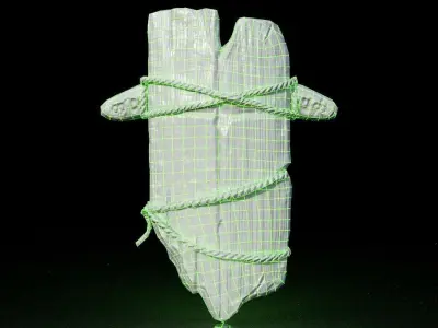 HIE Game Ready Horror Shield D180323 Low-poly 3D model